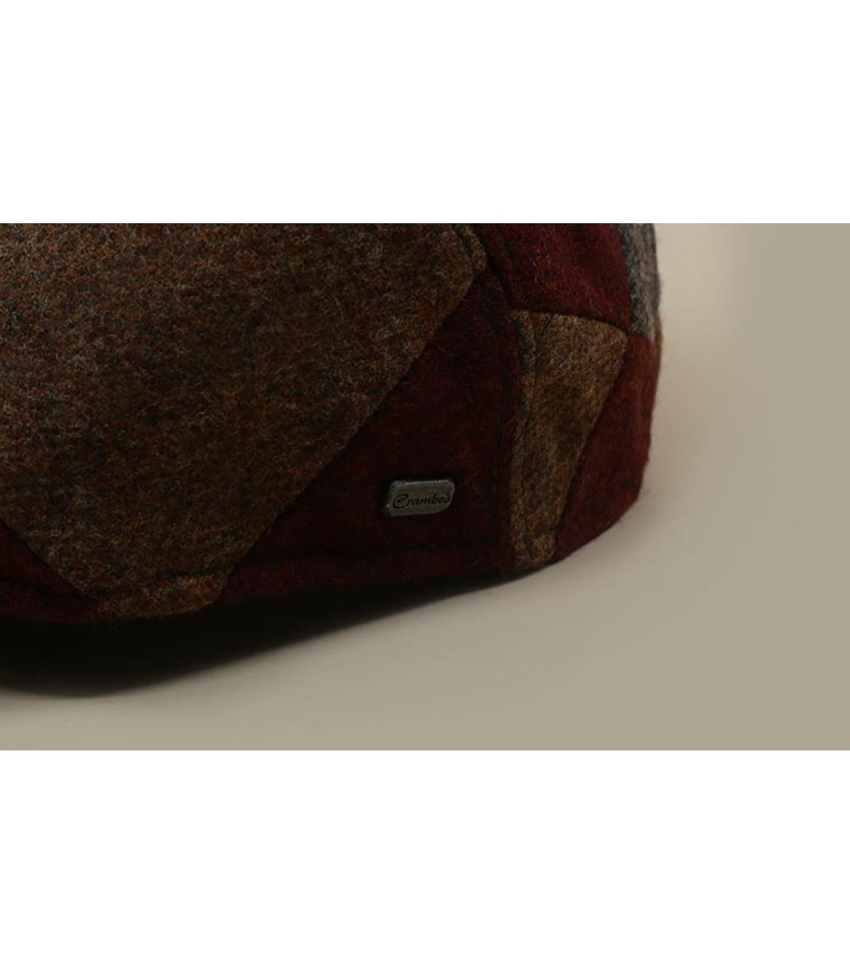 gorra patchwork gris granate gorra patchwork gris granate